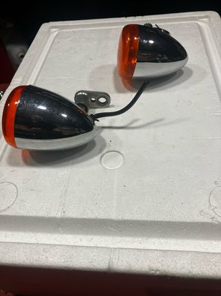 2 Intermitentes cromados Harley Davidson Sportster