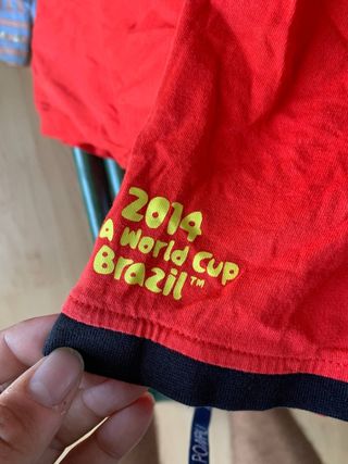 Camiseta roja España Mundial