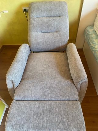 Sillón Relax Reclinable Gris