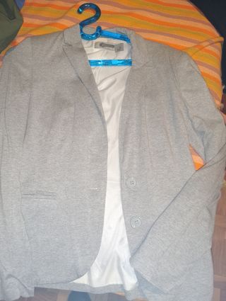 Americana gris Stradivarius - L