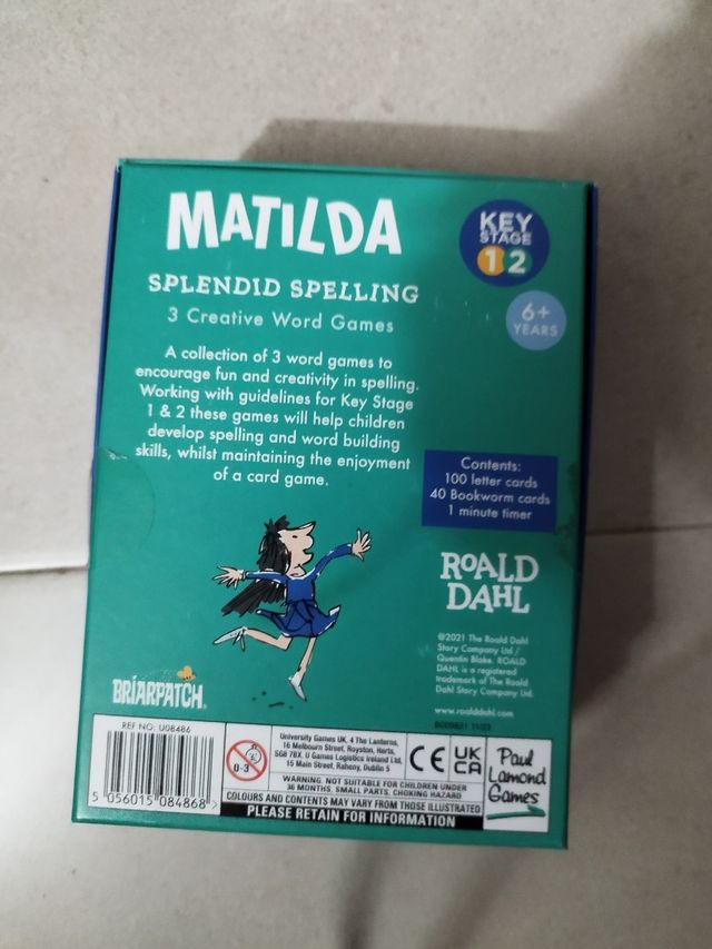 Matilda: Splendid Spelling (en inglés)