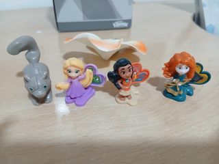 Figuras Kinder Disney: Rapunzel, Moana, Mérida