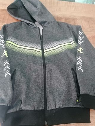 Sudaderas niño (11-12 años) - Gris & Verde, 