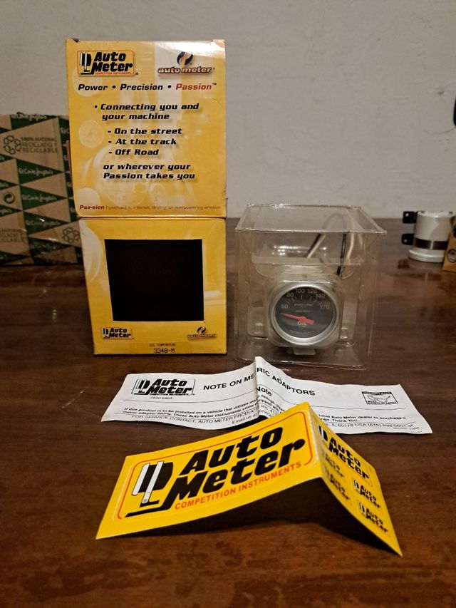 Auto Meter - Medidor Temperatura Aceite