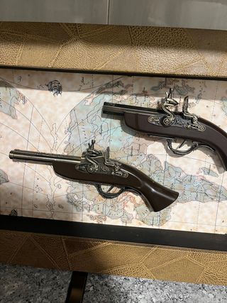 2 Pistolas Decorativas Vintage