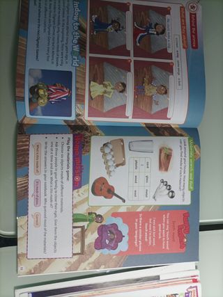  3Libros clase de inglés 4to.Be curious+libro ejer