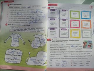  3Libros clase de inglés 4to.Be curious+libro ejer