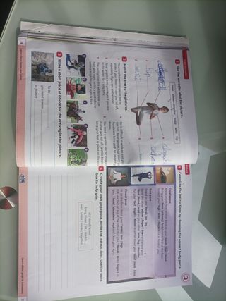  3Libros clase de inglés 4to.Be curious+libro ejer