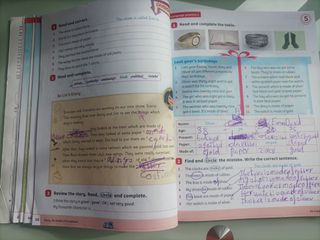  3Libros clase de inglés 4to.Be curious+libro ejer
