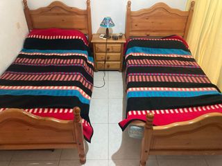 5 camas madera maciza