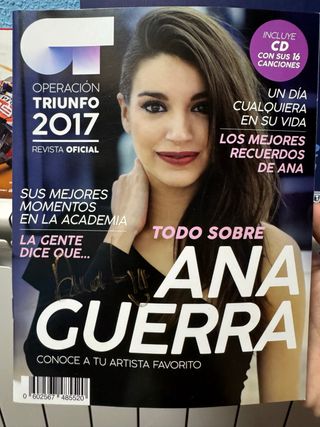 revista de Ana Guerra de Ot 2017 firmada