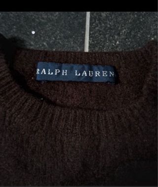 Suéter Ralph Lauren marrón, talla XS