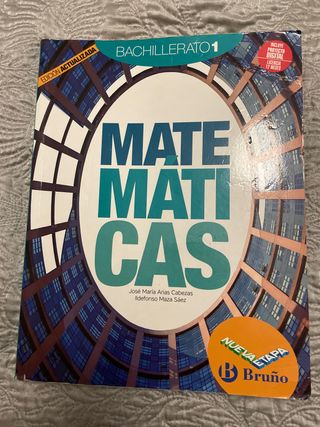 Matemáticas 1 Bachillerato Nueva etapa Bruño Ed...