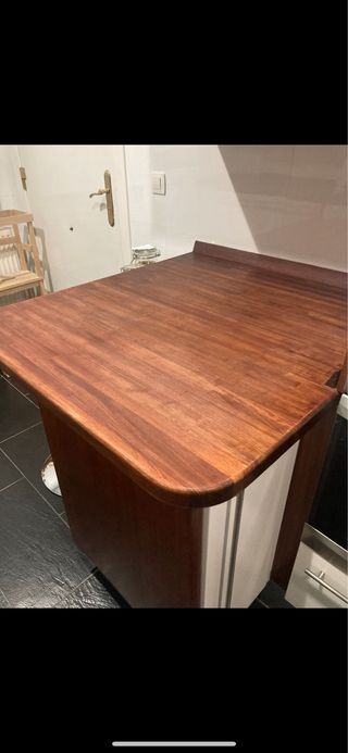 Encimera madera maciza