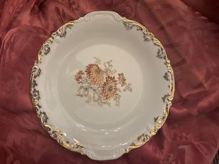 Plato porcelana antiguo sellado Santa Clara - Vigo