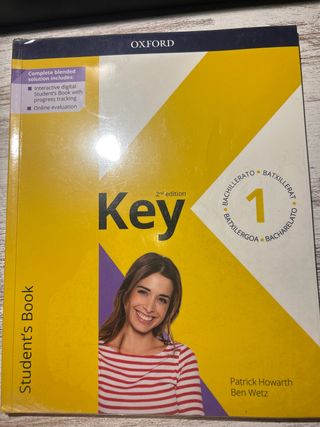 Inglés Key 1º Bach. Student's Book. Ed. OXFORD 