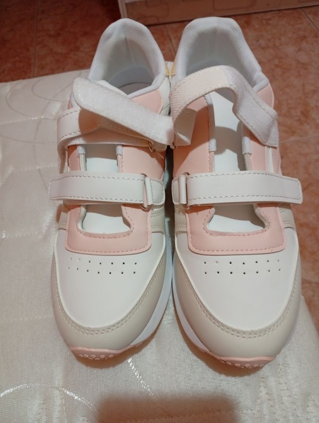 Zapatillas deportivas mujer rosa-blanco