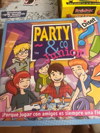 Juegos de mesa: Pictureka, BrainBox, Party&Co Juni