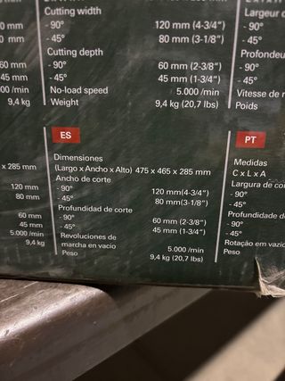 Sierra circular Metabo