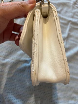 Mini borsa bianca Bershka