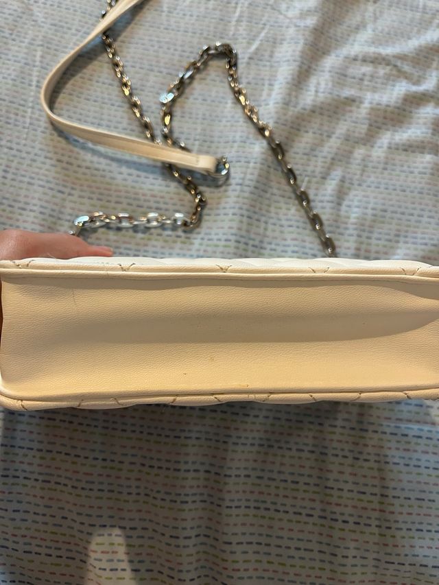 Mini borsa bianca Bershka