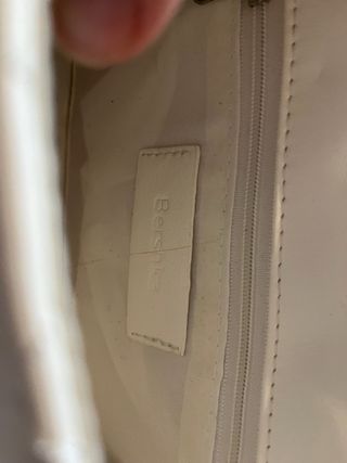 Mini borsa bianca Bershka