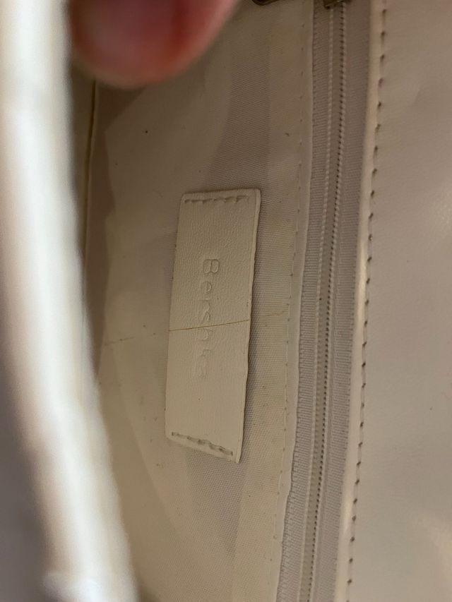 Mini borsa bianca Bershka