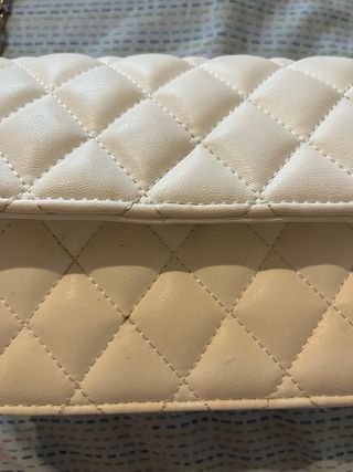 Mini borsa bianca Bershka