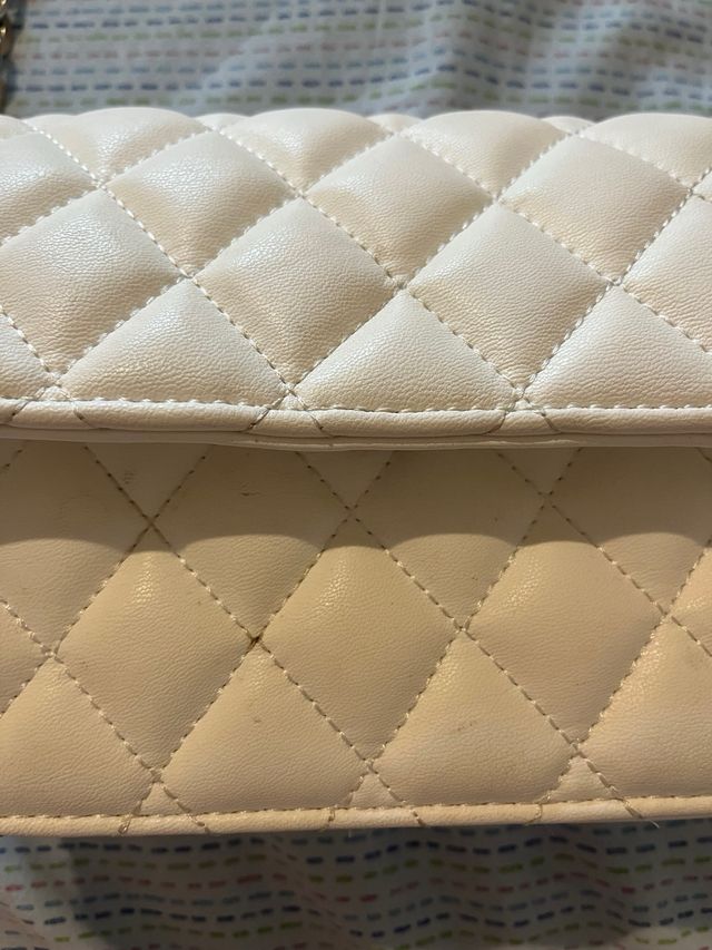 Mini borsa bianca Bershka