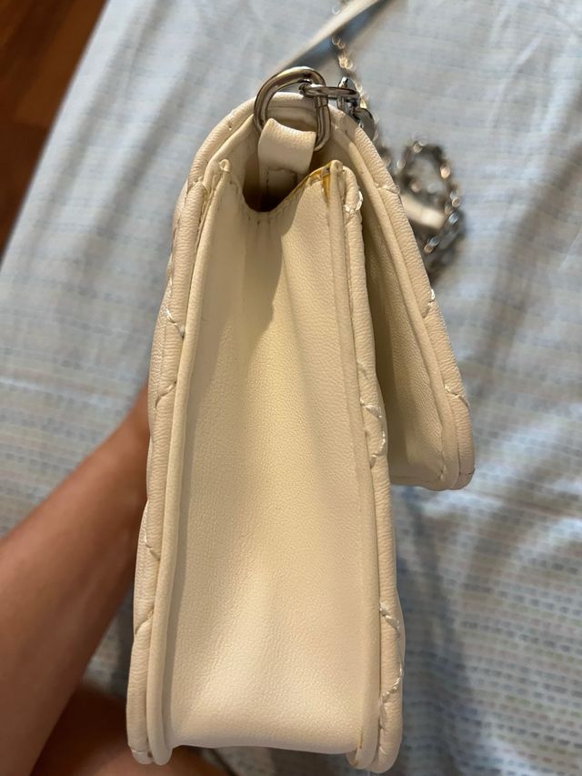 Mini borsa bianca Bershka