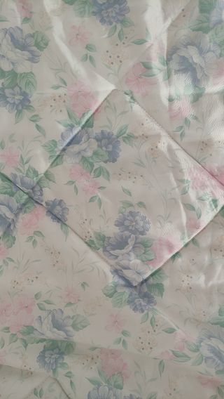 Edredón flores - Cama 90cm