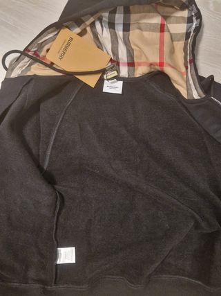 Sudadera Burberry negra talla S