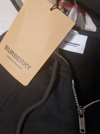 Sudadera Burberry negra talla S