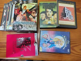 190 DVDs - Películas clásicas y más