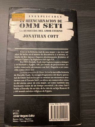 Reencarnacion de Omm Seti (Spanish Edition)