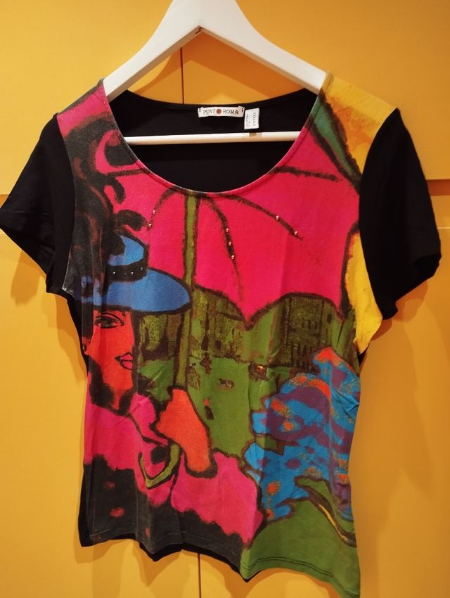 Camiseta Punto Roma M multicolor