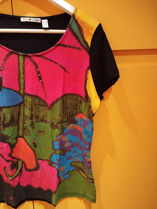 Camiseta Punto Roma M multicolor