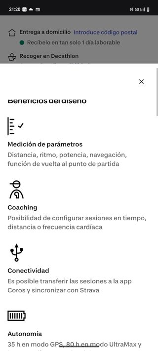 Kiprun GPS 900 by Coros - Reloj Deportivo
