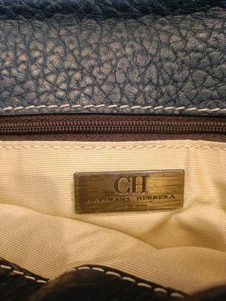 Bolso Carolina Herrera - azul Oscuro