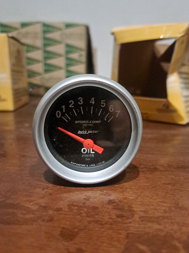 Manómetro aceite Auto Meter