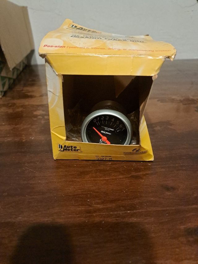 Manómetro aceite Auto Meter