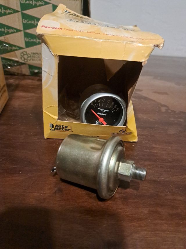 Manómetro aceite Auto Meter