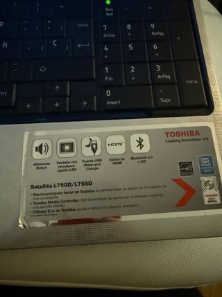 Portátil Toshiba Satellite L750