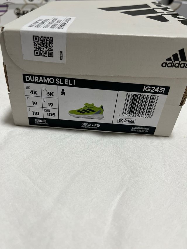 Zapatillas Adidas bebé - Amarillas talla 19