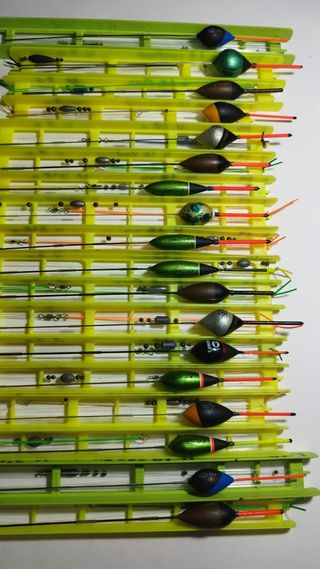 22 Flotadores Pesca + Plegadores