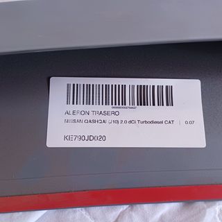 Alerón Spoiler Nissan Qashqai J10