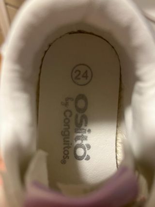 Zapatillas niña Osito Barefoot 24. Usado 1 vez.