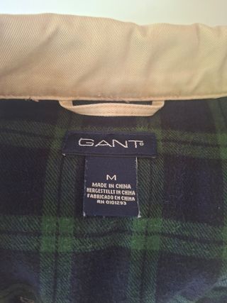 Cazadora Gant Windcheater beige