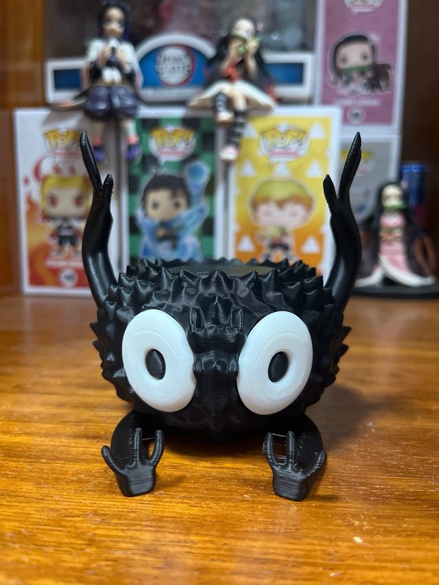 Figura Susuwatari con Totoro