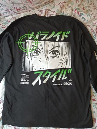 Camiseta manga larga anime 